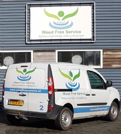Weed Free Service auto en logo