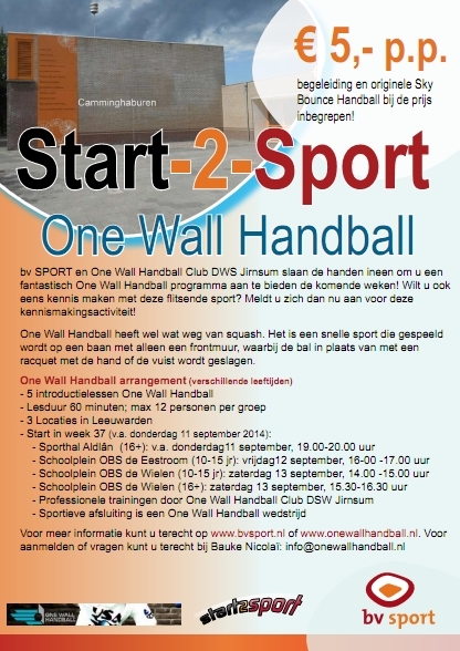 flyer One Wall Handball 2014_001