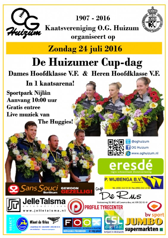 Affiche Huizumer Cupdag 2016
