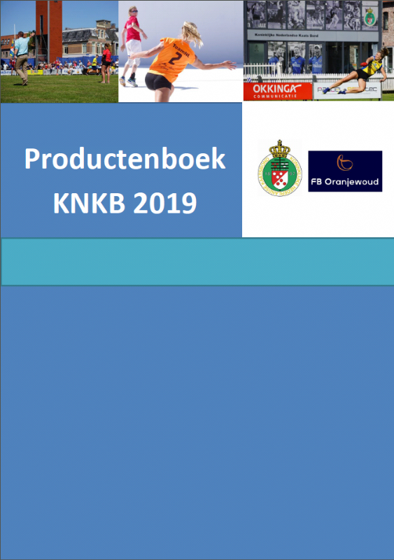 Productenboek 2019 - voorpagina