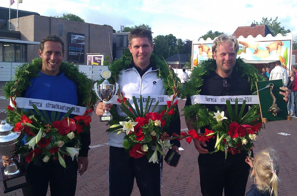 2011-07-02 Winst Horeca Straatkaatsen met Sjoerd Boonstra en Johan Binnema